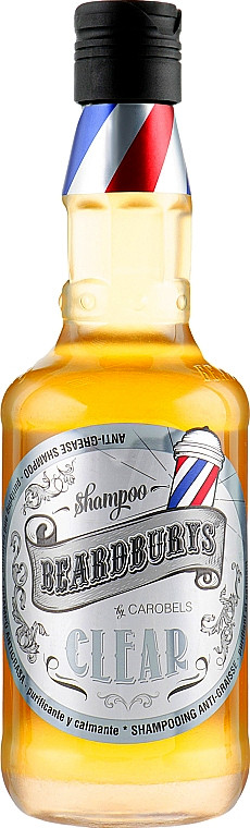 Шампунь очищуючий для волосся, схильного до жирності Clear Beardburys, 330 мл