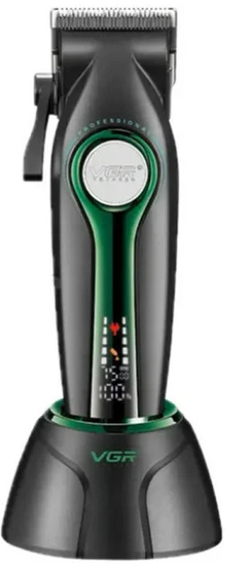 Машинка для стрижки аккумуляторная (6 насадок) Clipper V-010 GREEN VGR на beauty-prof.com Фото 3 Машинка для стрижки аккумуляторная (6 насадок) Clipper V-010 GREEN VGR Фото 3
