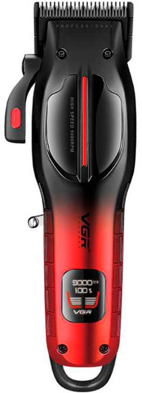 Машинка для стрижки аккумуляторная (6 насадок) Clipper V-026 RED VGR на beauty-prof.com Фото 2 Машинка для стрижки аккумуляторная (6 насадок) Clipper V-026 RED VGR Фото 2