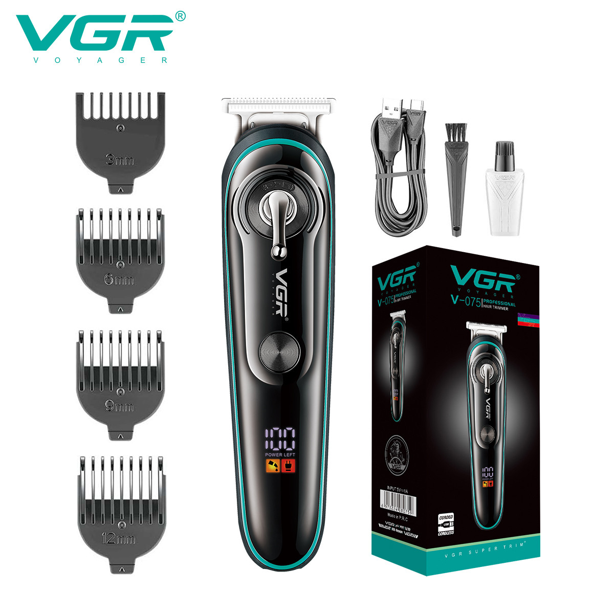 Тример (4 насадки) V-075 VGR  Фото 2 