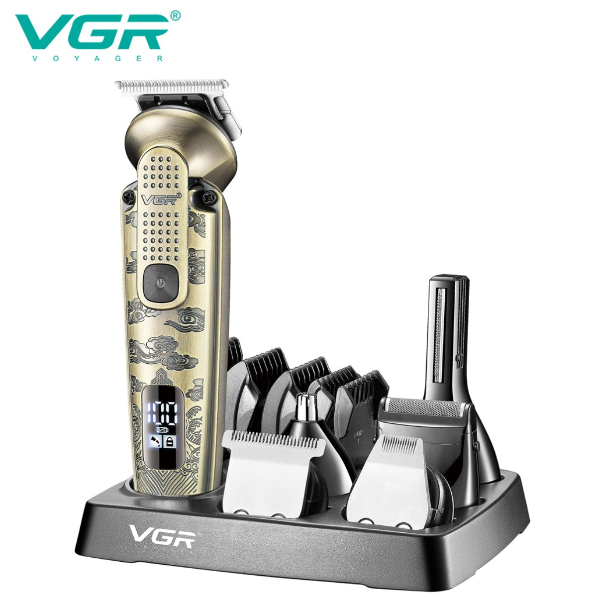 Набор для стрижки (16 насадок) 6 в 1 V-095 VGR на beauty-prof.com Набор для стрижки (16 насадок) 6 в 1 V-095 VGR
