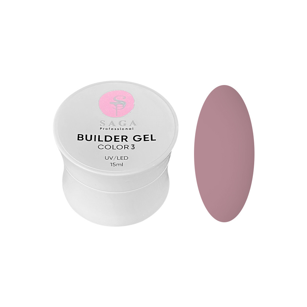 Builder Gel Color 3 Saga, 15 мл