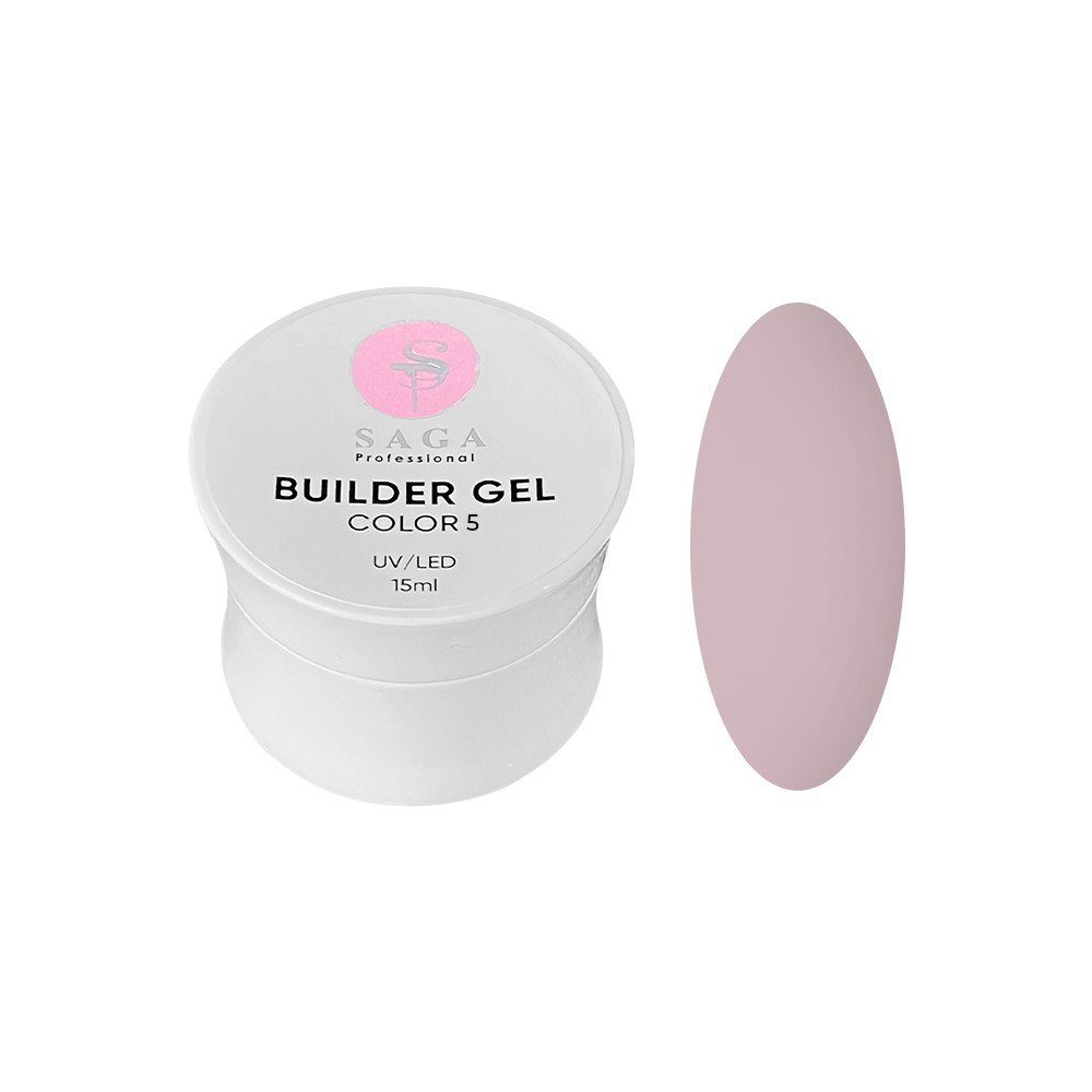 Builder Gel Color 5 Saga, 15 мл