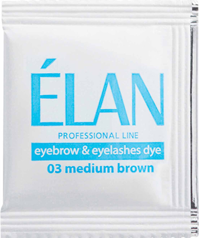 Саше з гель-фарбою для брів 03 Medium Brown Elan, 5 мл