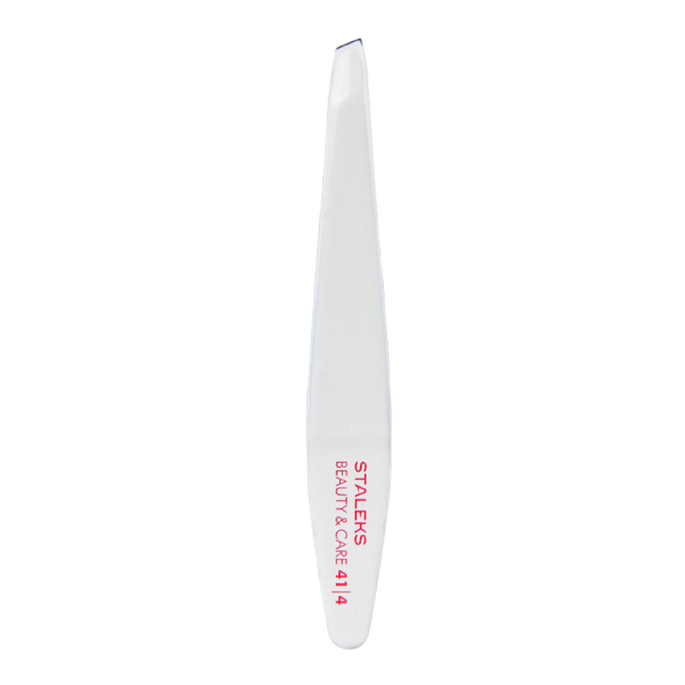 Пінцет для брів BEAUTY & CARE 41 TYPE 4 (вузькі скошені кромки) СТАЛЕКС 