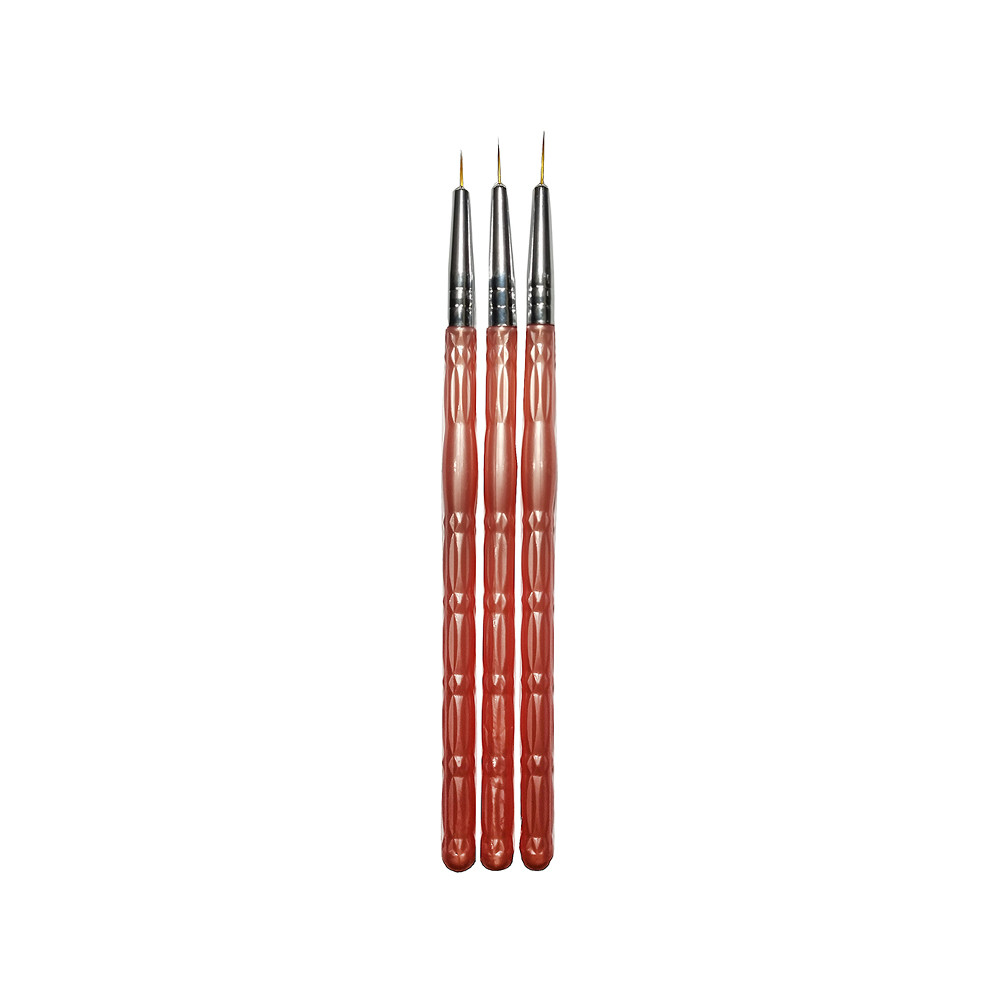 Набор кисточек Liner розовый (7 мм, 9 мм, 11 мм) Mart, 3 шт на beauty-prof.com Набор кисточек Liner розовый (7 мм, 9 мм, 11 мм) Mart, 3 шт