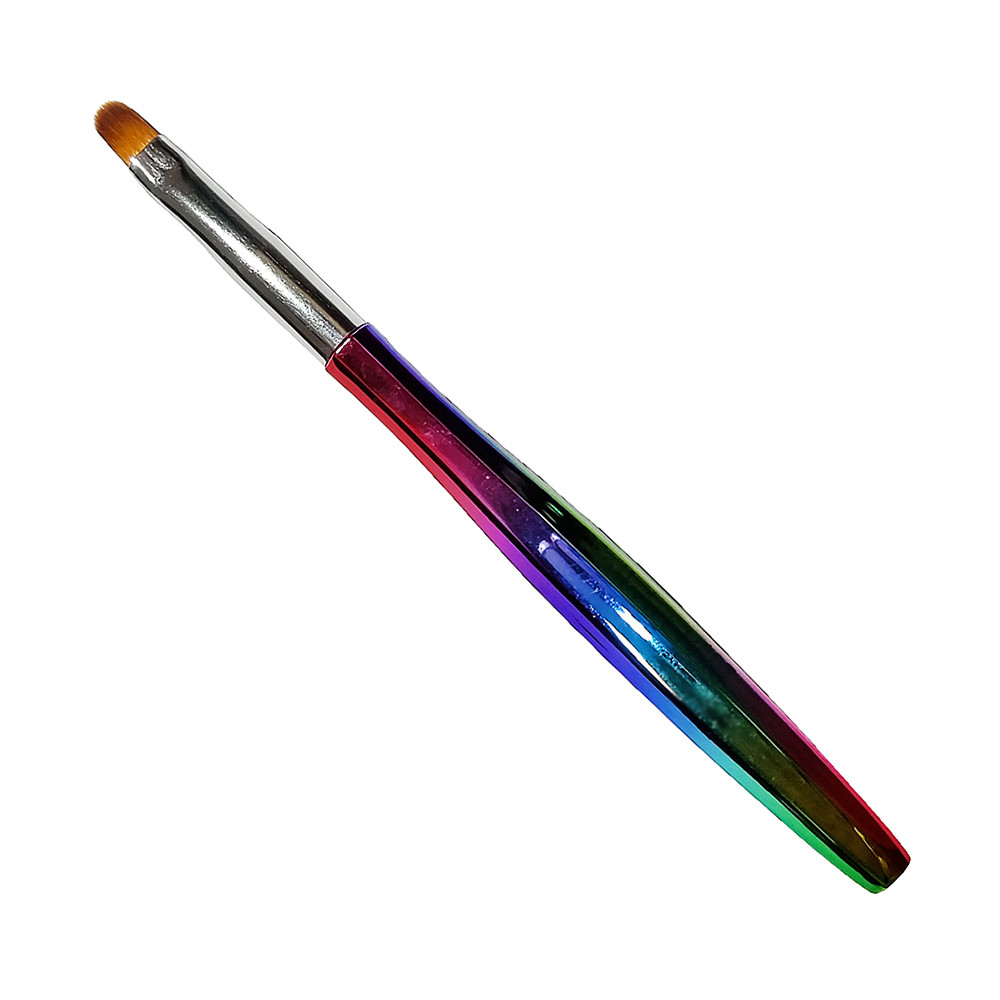 Пензель для гелю Oval №8 Rainbow Mart  Фото 2 