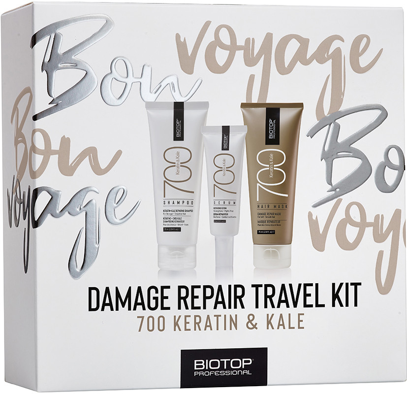 BIOTOP 700 Набор Travel Keratin + Kale, (75мл/75мл/30мл) 