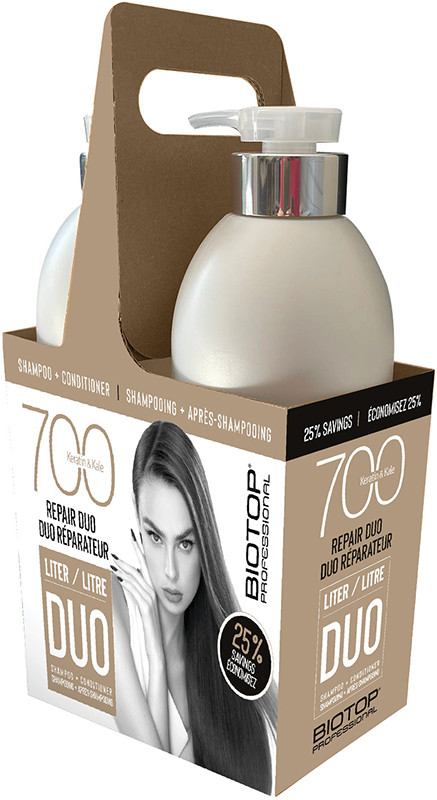 BIOTOP 700 Набор Duo Keratin + Kale, (1000 мл/1000 мл) на beauty-prof.com BIOTOP 700 Набор Duo Keratin + Kale, (1000 мл/1000 мл)