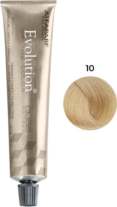 Стійка фарба для волосся Evolution of the Color тон 10 Alfaparf, 60 мл 