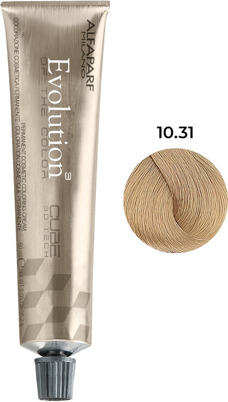 Стойкая краска для волос Evolution of the Color тон  10.31 Alfaparf, 60 мл