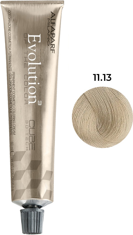 Стойкая краска для волос Evolution of the Color тон 11.13 Alfaparf, 60 мл