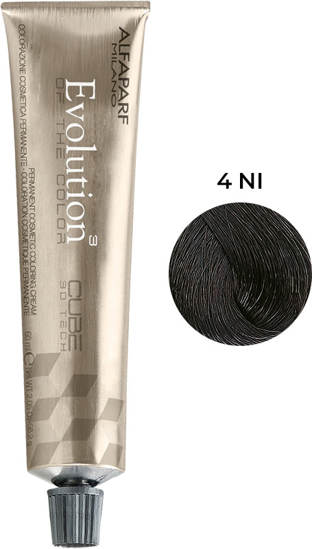 Стойкая краска для волос Evolution of the Color тон 4 Ni Alfaparf, 60 мл на beauty-prof.com Стойкая краска для волос Evolution of the Color тон 4 Ni Alfaparf, 60 мл