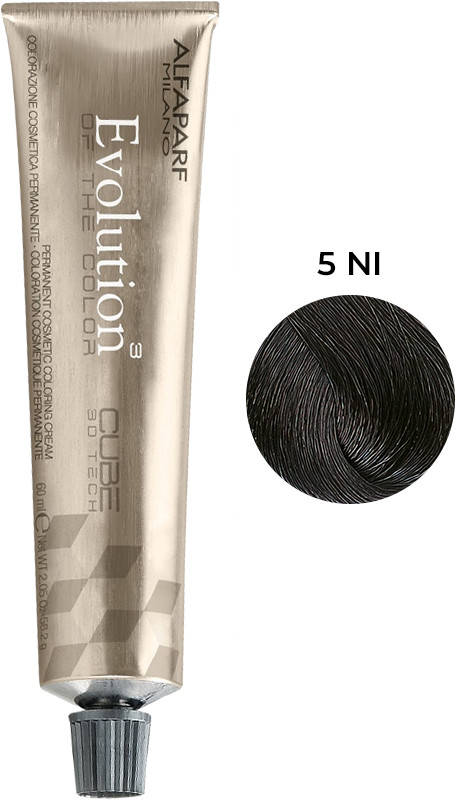 Стійка фарба для волосся Evolution of the Color тон 5 Ni Alfaparf, 60 мл 