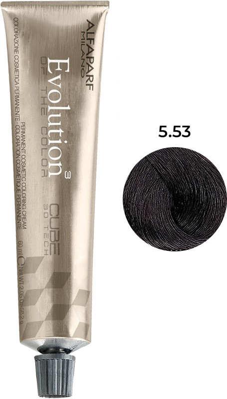 Стійка фарба для волосся Evolution of the Color тон 5.53 Alfaparf 60 мл
