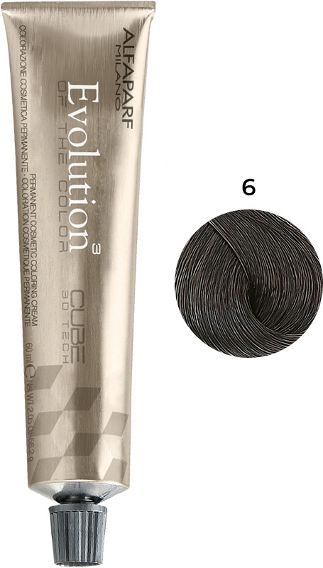 Стійка фарба для волосся Evolution of the Color тон 6 Alfaparf, 60 мл