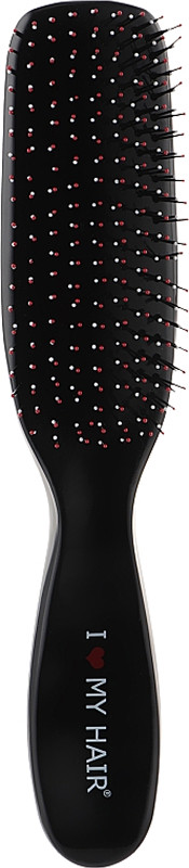 Щетка для волос глянцевая черная M Spider Classic, I Love My Hair