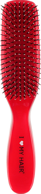 Щітка для волосся глянцева червона M Spider Classic, I Love My Hair 