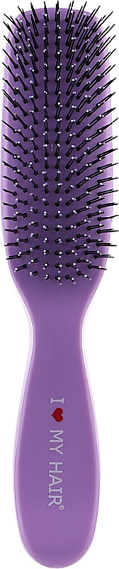 Щітка для волосся глянцева лаванда M Spider Classic, I Love My Hair