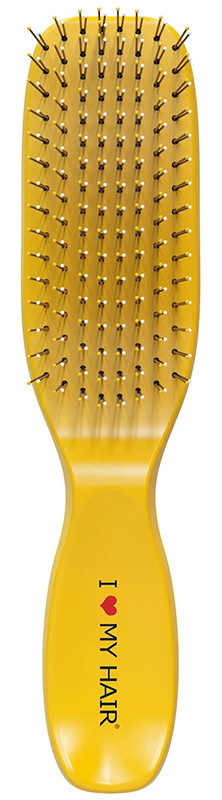 Щетка для волос глянцевая желтая S Spider Classic, I Love My Hair