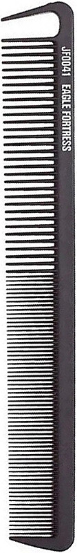 Расческа черная Carbon 18х2,4 Fortress