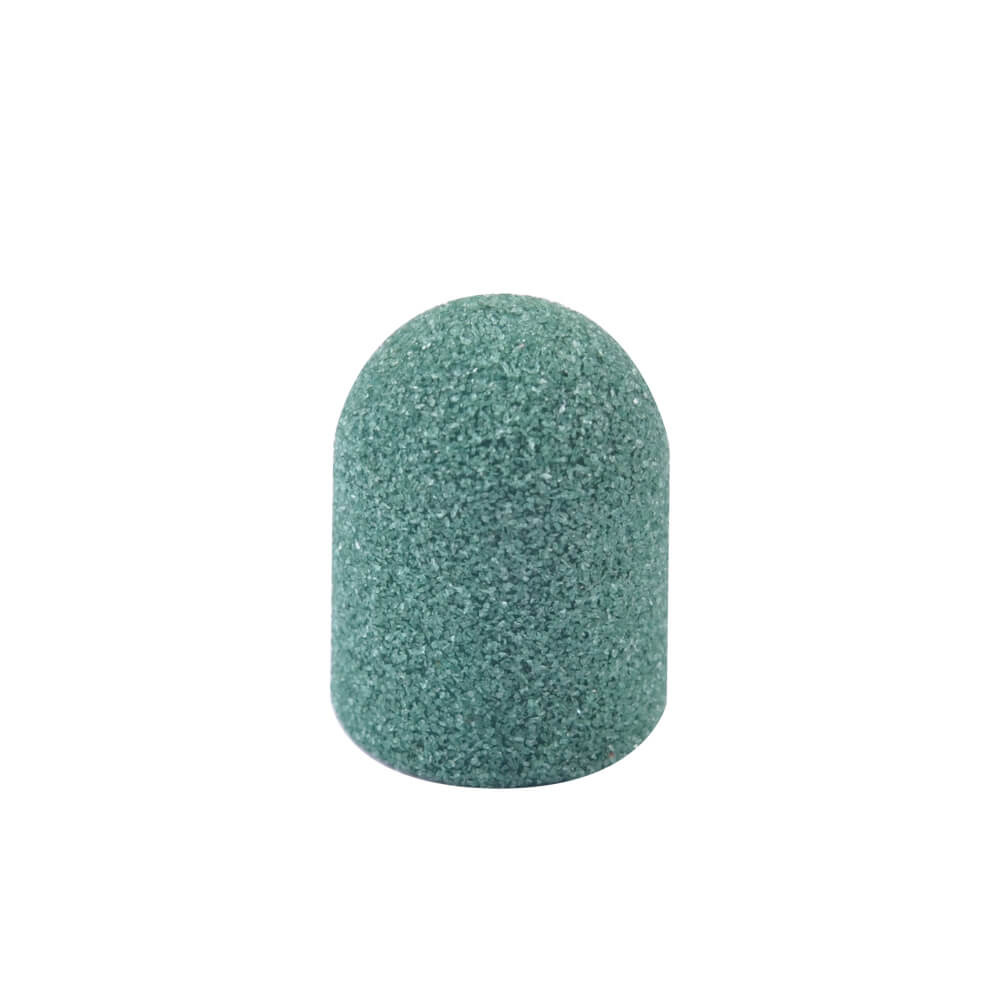 Колпачок диаметр 13 мм, абразивность 80 грит Nailpro, зеленый