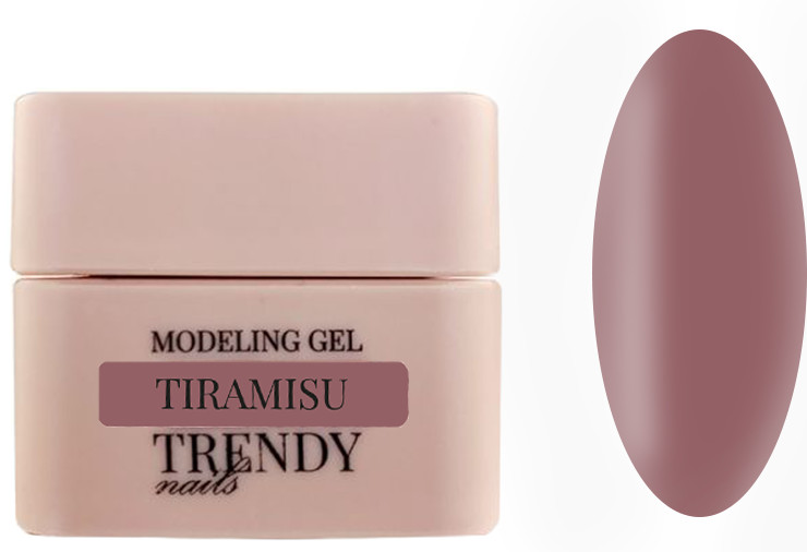 Гель для моделирования Tiramisu HEMA-Free Trendy Nails, 15 мл
