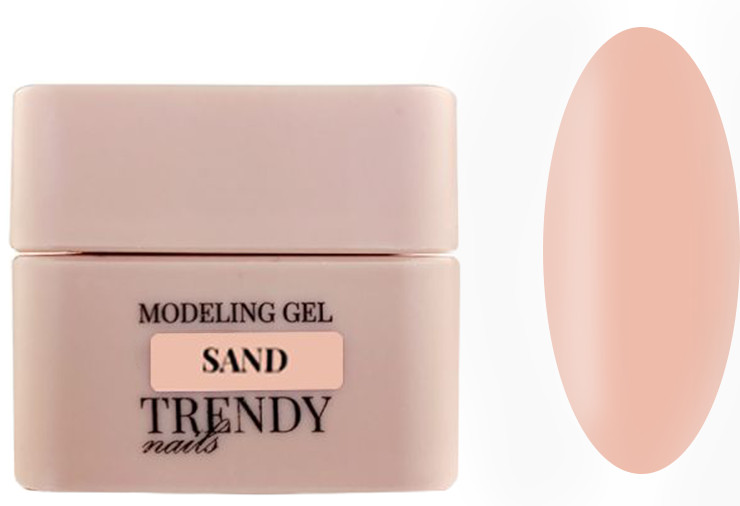 Гель для моделирования Sand HEMA-Free Trendy Nails, 15 мл