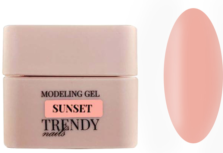 Гель для моделювання Sunset HEMA-Free Trendy Nails, 15 мл