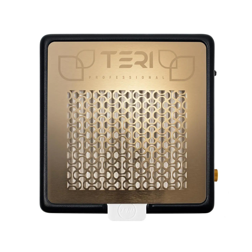 Настольная маникюрная вытяжка Teri 800 M черная (решетка золотая)  Фото 3 