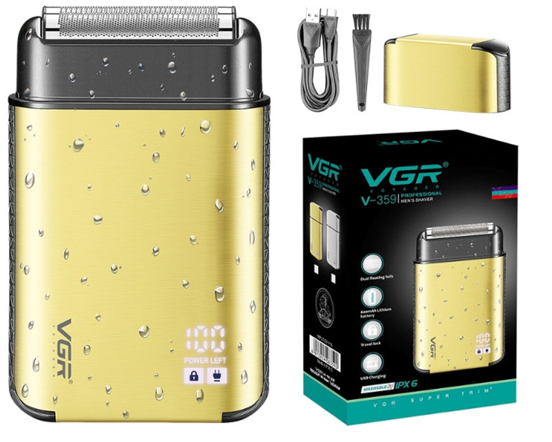 Шейвер Gold V-359G VGR на beauty-prof.com Фото 3 Шейвер Gold V-359G VGR Фото 3