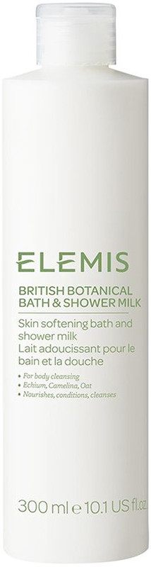 Молочко для ванни та душу Англійський Сад ELEMIS British Botanical Bath&Shower Milk, 300 мл
