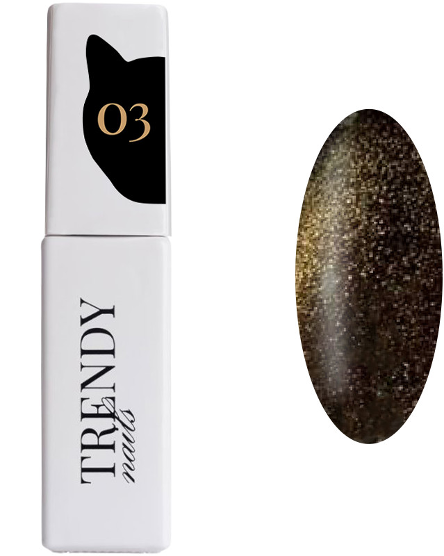 Гель-лак Cat Eye's 03 HEMA-Free Trendy Nails, 8 мл