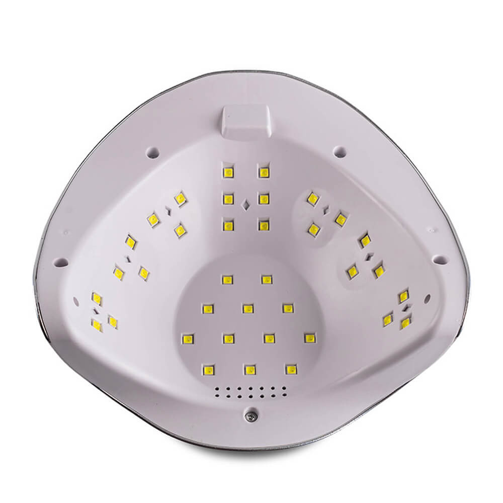 LED/UV Лампа SUN X гибридная (с дисплеем) зеркально-голубая 54 Вт BP  Фото 4 