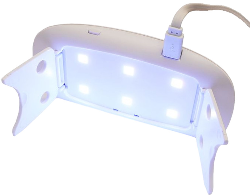LED / UV-Лампа (гібридна) SUN-Mini (без дисплея) рожево-біла 6 Вт BP на beauty-prof.com Фото 2 LED / UV-Лампа (гібридна) SUN-Mini (без дисплея) рожево-біла 6 Вт BP Фото 2