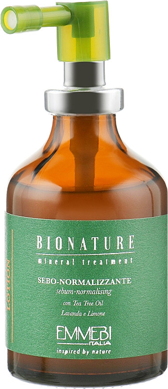 Лосьон cебонормализующий для кожи головы BioNature Sebo-Normalizzante Lotion Emmebi, 50 мл 