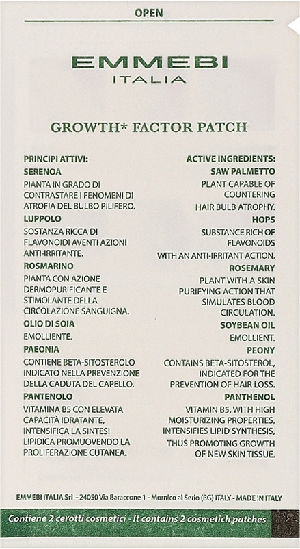 Патчи для роста волос Natural Solution Gowth Pact Emmebi, 2 шт на beauty-prof.com Фото 2 Патчи для роста волос Natural Solution Gowth Pact Emmebi, 2 шт Фото 2