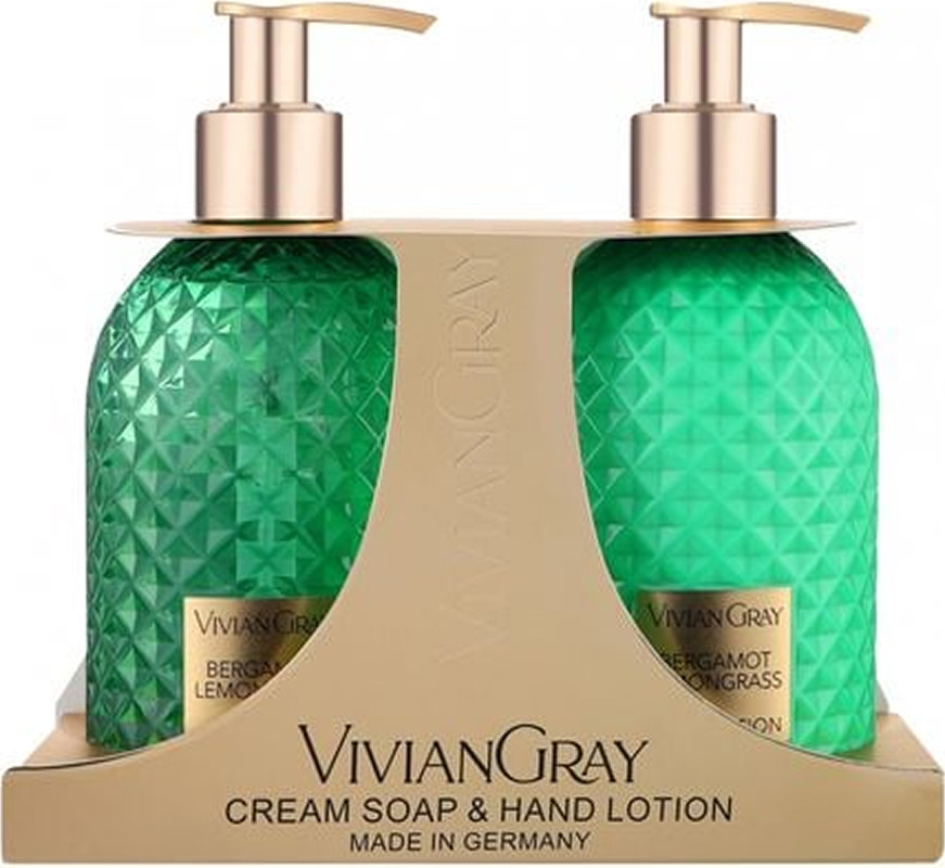 Набір Крем-мило и Лосьйон для рук Bergamot & Lemongrass Vivian Gray, 2х300 мл