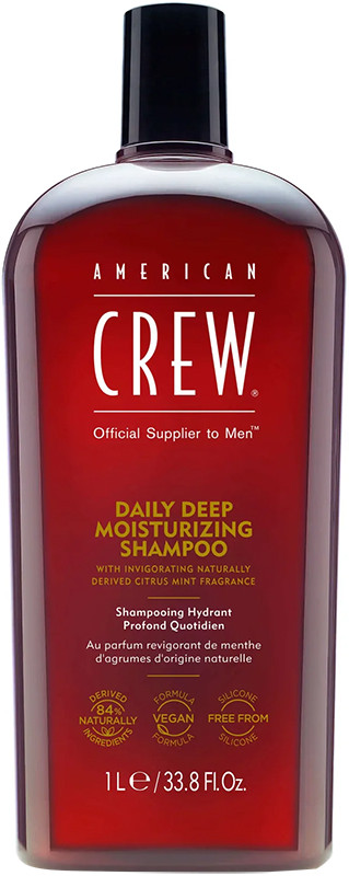 Шампунь для глибокого зволоження Daily Deep Moisturizing Shampoo American Crew, 1 л