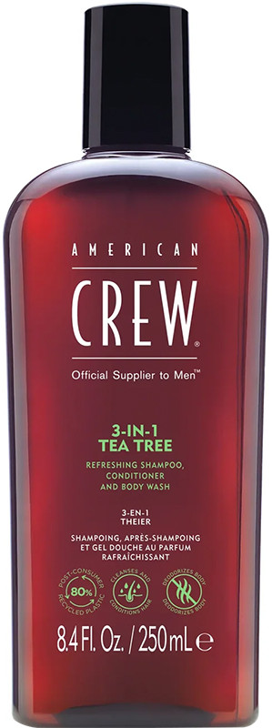 Шампунь 3 в 1 Tea Tree Shampoo American Crew, 250 мл