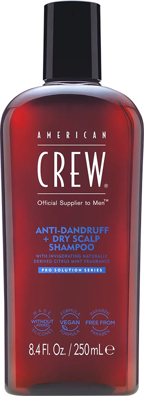 Шампунь проти лупи Anti-Dandruff Dry Scalp Shampoo American Crew, 250 мл