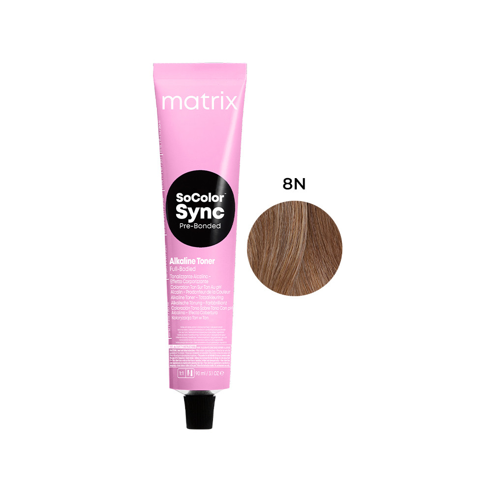 Фарба для волосся тон в тон Color Sync, 8N, 90мл Matrix