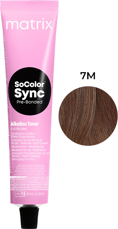 Фарба для волосся тон в тон Color Sync, 7M, 90мл Matrix
