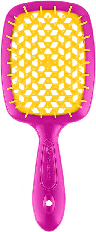 Щітка Superbrush Small рожева з жовтим Janeke на beauty-prof.com Щітка Superbrush Small рожева з жовтим Janeke