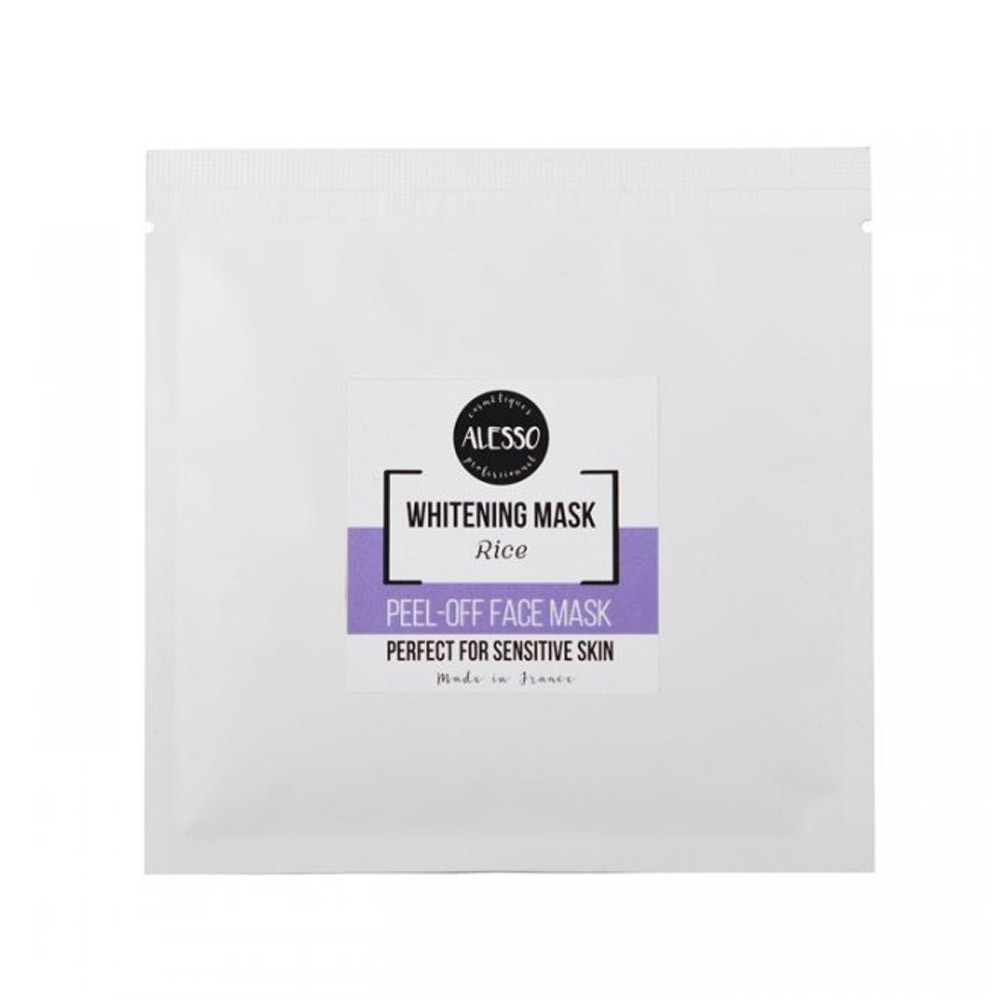 Маска альгінатна освітлювальна з рисом Whitening Mask Rice Alesso, 25 гр