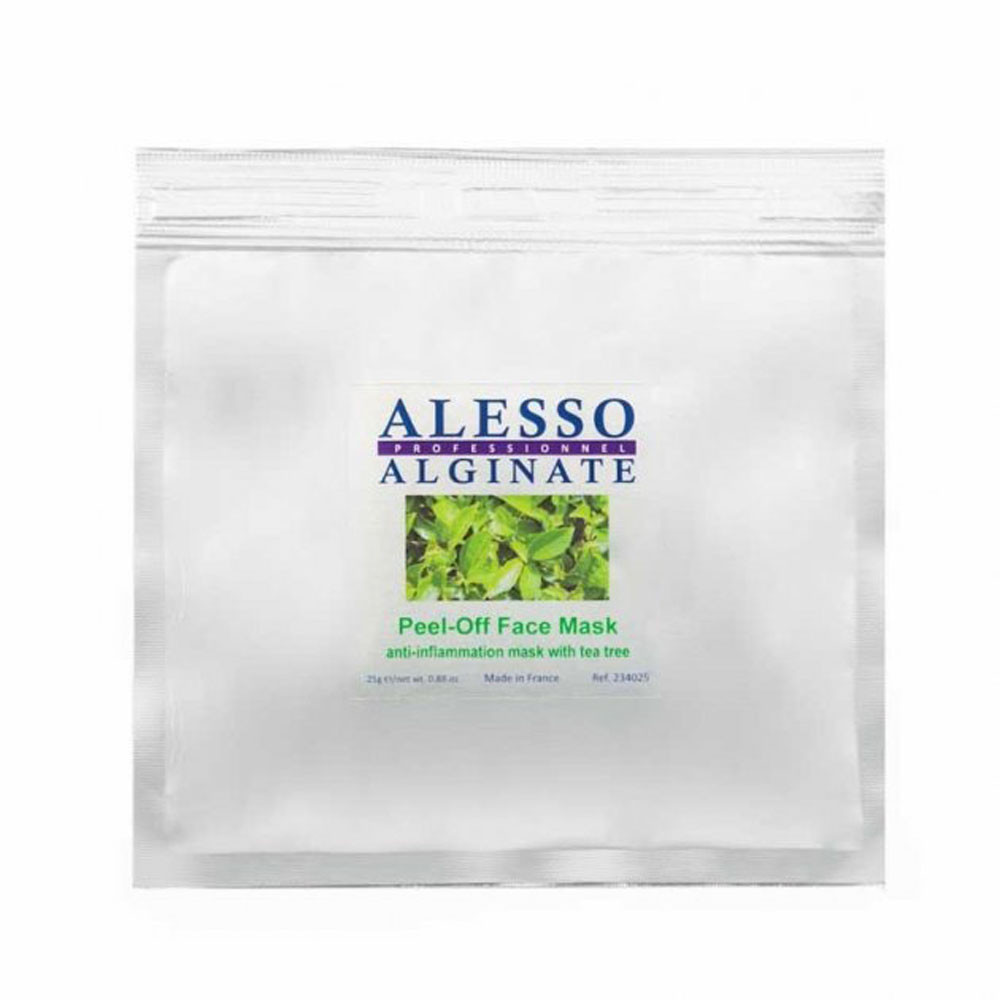 Маска альгінатна протизапальна з чайним деревом Skin-Clearing Tea Tree Alesso, 25 гр