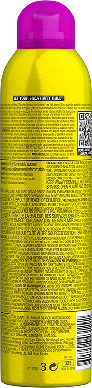 Сухой шампунь для объема Bed Head Oh Bee Hive Volumizing Dry Shampoo Tigi, 238 мл на beauty-prof.com Фото 2 Сухой шампунь для объема Bed Head Oh Bee Hive Volumizing Dry Shampoo Tigi, 238 мл Фото 2