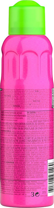 Спрей для блиску волосся легка фіксація Headrush Superfine Shine Spray Tigi, 200 мл  Фото 2 