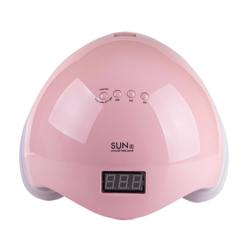 LED/UV Лампа SUN-5 гибридная (с дисплеем) PINK 48 Вт  Фото 5 
