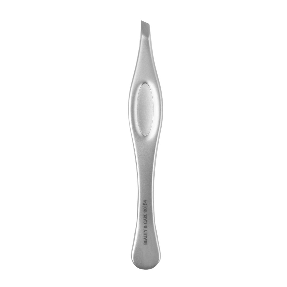 Пінцет для брів BEAUTY & CARE 20 TYPE 4 (вузькі скошені кромки) (П-14) СТАЛЕКС 
